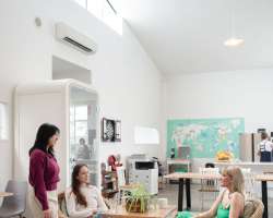 Lounge area at The Workshop Ponsonby